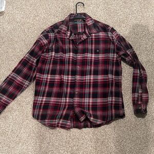 G.H. Bass & Co. Red and Black Plaid Shirt